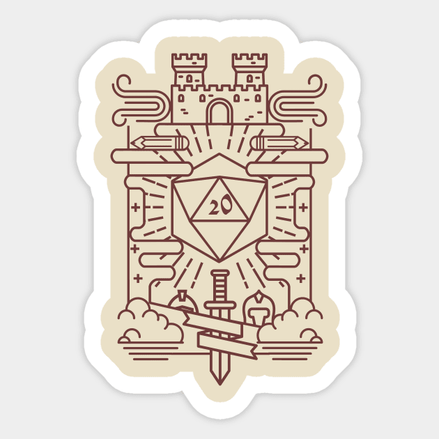 Whimsical RPG Sticker by artlahdesigns